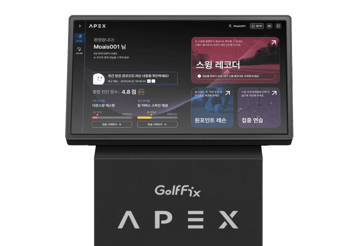 연습장·스튜디오를 위한 설치형 AI 스윙 코칭 시스템\n스포츠 AI로 실현하는 1인 1코치 시대를 만나보세요.